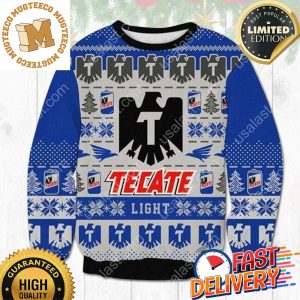 Tecate Light Ugly Christmas Sweater For Holiday 2023 Xmas Gifts