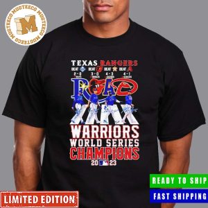 Texas Rangers Road Warriors World Series Champions 2023 Unisex T-Shirt