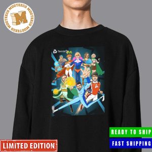 The 2023 Nitto ATP Finals Line Up Superheroes Style Unisex Shirt