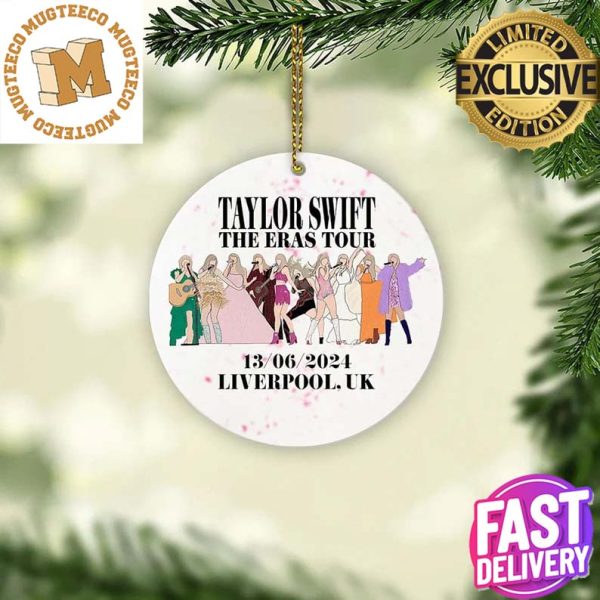 The Eras Tour Europe 2024 Xmas Gift For Swiftie Christmas Decorations Ornament