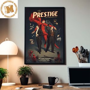 The Prestige A Film By Christopher Nolan With Hugh Jackman And Christian Bale Poster Canvas For Home Decorations