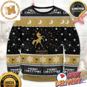 The Sassenach Blended Scotch Whisky Ugly Christmas Sweater For Holiday 2023 Xmas Gifts