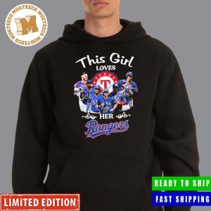 This Girl Loves Her Texas Rangers Are MLB 2023 World Series Champions Classic T-Shirt