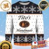 Tito’s Handmade Vodka Santa Hat Ugly Christmas Sweater For Holiday 2023 Xmas Gifts