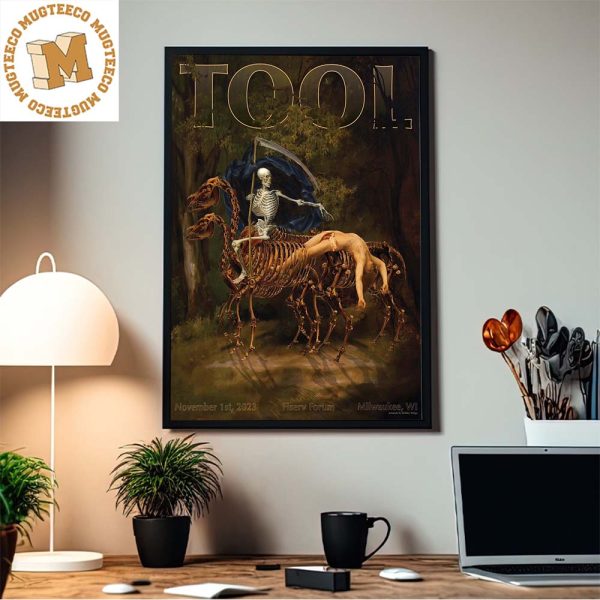 Tool Tonight In Milwaukee At Fiserv Forum On November 1st 2023 Exclusive Poster Canvas For Home Decor