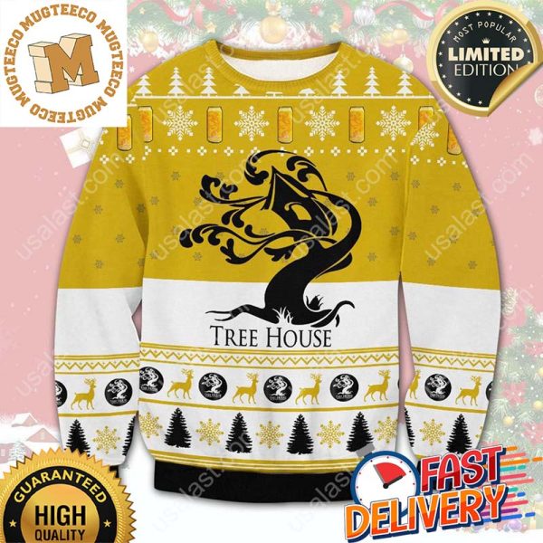 Tree House Ugly Christmas Sweater For Holiday 2023 Xmas Gifts