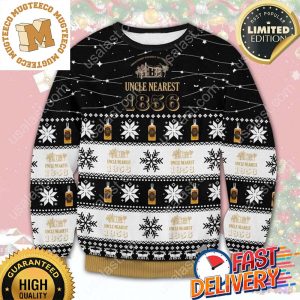 Uncle Nearest 1856 Ugly Christmas Sweater For Holiday 2023 Xmas Gifts
