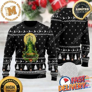 Veuve Clicquot Grinch Snowflake Ugly Christmas Sweater For Holiday 2023 Xmas Gifts