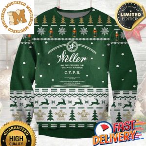 Weller CYPB Bourbon Ugly Christmas Sweater For Holiday 2023 Xmas Gifts