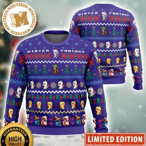Winter Fantasy Final Fantasy Adorable Ugly Christmas Sweater
