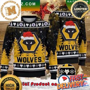 Wolverhampton Wanderers Ugly Christmas Sweater For Holiday 2023 Xmas Gifts