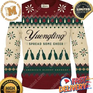 Yuengling Spead Somme Cheer Ugly Christmas Sweater For Holiday 2023 Xmas Gifts