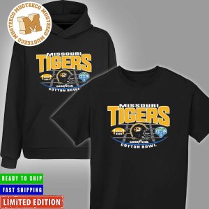 2023 Cotton Bowl Bound Missouri Tigers Helmet Unisex T-Shirt Hoodie