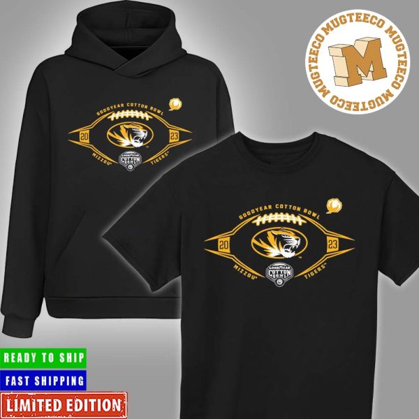 2023 Goodyear Cotton Bowl Missouri Tigers Unisex T-Shirt Hoodie