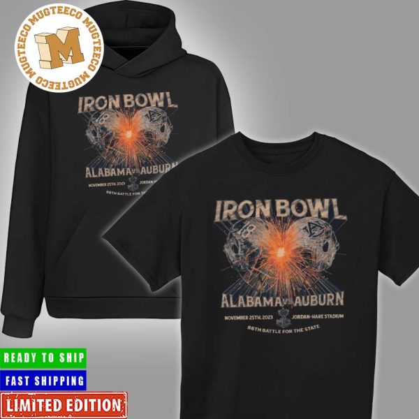 2023 Iron Bowl Auburn Tigers Vs Alabama Crimson Tide Matchup Helmet Head To Head Unisex T-Shirt