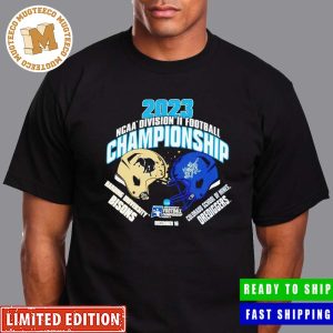 2023 NCAA Division 2 Football Championship Harding University Bisons vs Colorado School of Mines Orediggers Helmet Matchup Unisex T-Shirt
