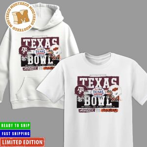 2023 Tax Act Texas Bowl Texas A&M Aggies vs Oklahoma State Cowboys Helmet Classic T-Shirt