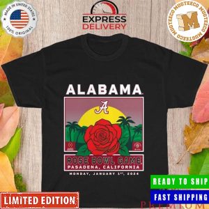 Alabama Crimson Tide College Football Playoff 2024 Rose Bowl Unisex T-Shirt