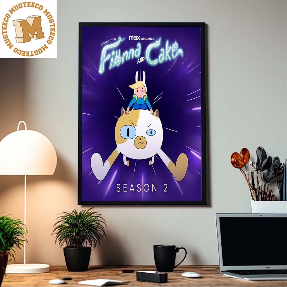 Adventure Time With Fionna and Cake Art Print Decor - POSTER 20x30