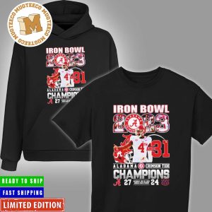 Back To Back Iron Bowl 2023 4th and 31 Alabama Crimson Tide Champions 27 24 Auburn Tigers Classic T-Shirt