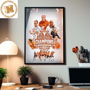 Back To Back Texas Longhorn Women’s Volleyball Are 2023 National Champions NCAA Women’s Volleyball Home Decor Poster Canvas