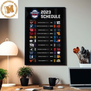 Big East Big 12 Battle 2023 Schedule Home Decor Poster Canvas