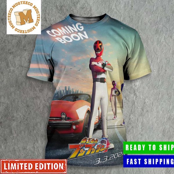 Boonboomger Super Sentai Coming Boon Official Poster All Over Print Shirt