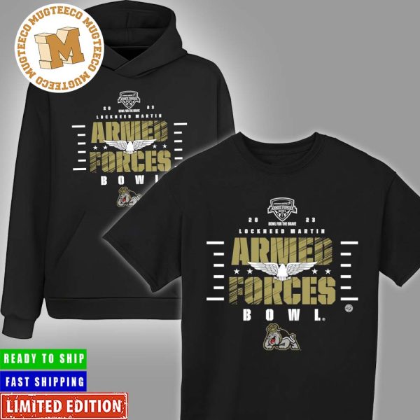 Bowl James Madison Dukes 2023 Lockheed Martin Armed Forces Bowl Unisex T-Shirt Hoodie