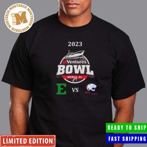 College Football Bowl Games 2023-24 68 Ventures Bowl 2023 South Alabama vs Eastern Michigan Hancock Whitney Stadium Mobile AL T-Shirt