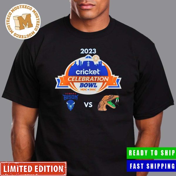 College Football Bowl Games 2023-24 Celebration Bowl Howard Bison vs Florida A And M Mercedes Benz Stadium Atlanta GA Cricket Celebration Bowl Season T-Shirt
