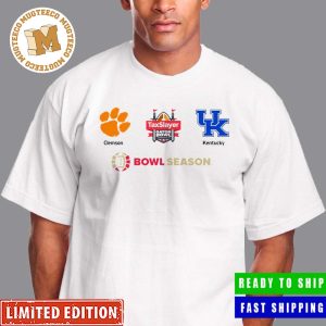 College Football Bowl Games 2023-24 Clemson Tigers Football vs Kentucky Football TaxSlayer Gator Bowl Jacksonville FL Friday December 29 Bowl Season 2023 T-Shirt