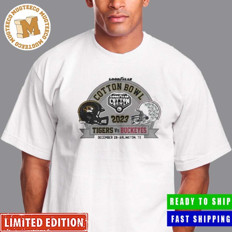 College Football Bowl Games 2023 Cotton Bowl Merch Mizzou Tigers Vs ...