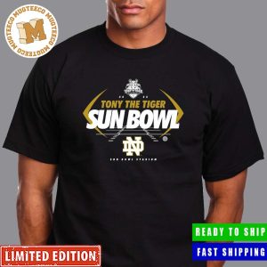 College Football Bowl Games 2023 Tony The Tiger Sun Bowl Notre Dame Fighting Irish Stadium Unisex T-Shirt