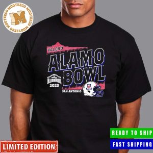 College Football Bowl Games 2023 Valero Alamo Bowl Arizona Wildcats Helmet Unisex T-Shirt