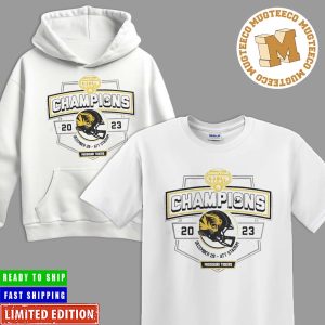 College Football Bowl Games Congrats Missouri Tigers Is 2023 Goodyear Cotton Bowl Champions Unisex T-Shirt