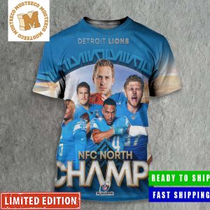 Congrats Detroit Lions Are NFC North Champions NFL Playoffs The First Division Title Since 1993 Poster 3D Shirt