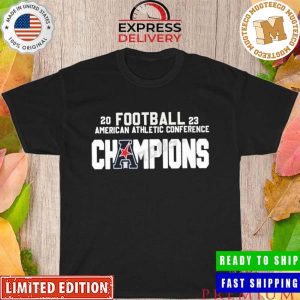 Congrats SMU Mustangs Champions 2023 American Athletic Conference Championship Essentials T-Shirt