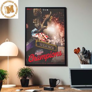 Congrats Texas Tech Red Raiders Are 2023 Independence Bowl Champions America Eagle Home Decor Poster Canvas
