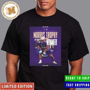Congrats Troy Dautanu Offensive Tackle Washington Huskies Winner Of Morris Trophy Poster Classic T-Shirt