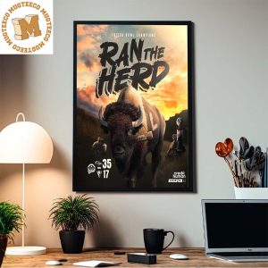 Congrats UTSA Roadrunners Are 2023 Frisco Bowl Champions Ran The Herd Funny Home Decor Poster Canvas
