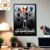 UTSA Football Defeated Marshall Thundering Herd 35 17 Become 2023 Frisco Bowl Champions Home Decor Poster Canvas