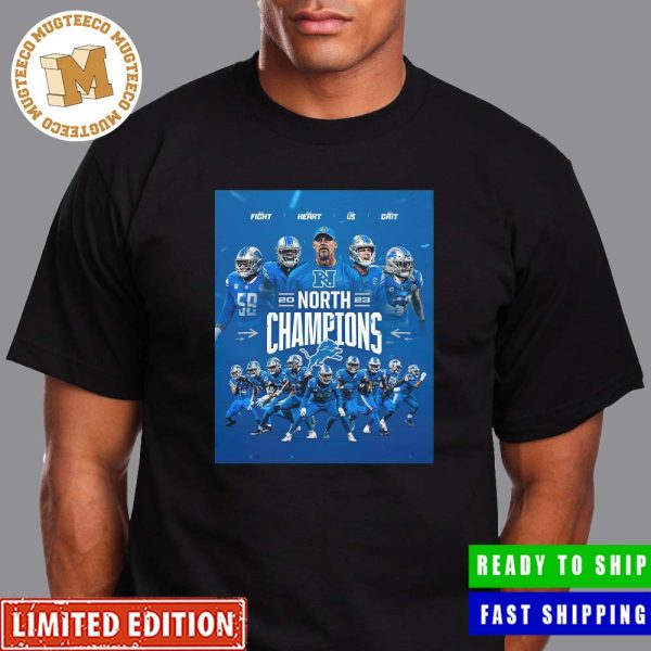 Detroit Lions Took The North 2023 NFC North Champions Poster Classic T-Shirt