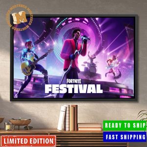Fortnite Festival The Weeknd Skin Version Home Decor Poster Canvas