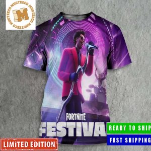 Fortnite Festival The Weeknd Skin Version Poster All Over Print Shirt