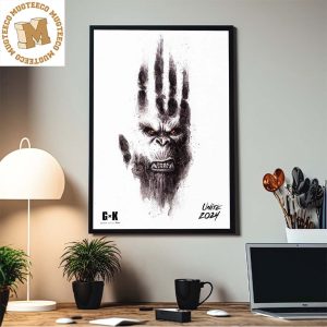 Godzilla x Kong The New Empire Unite 2024 King Kong First Poster Canvas For Home Decorations