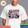 College Football Bowl Games Texas Longhorns Vs Washington Huskies 2024 Sugar Bowl Bound Helmet Head To Head Unisex T-Shirt