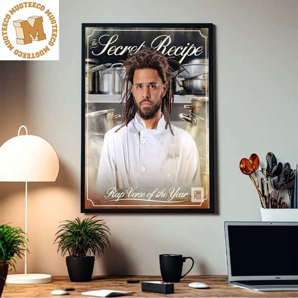 J Cole The Secret Recipe The Best Rap Verse Of The Year Home Decor Poster Canvas