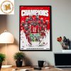 Congrats Florida A&M Rattlers Football Are The 2023 Celebration Bowl Champions Official Home Decor Poster Canvas