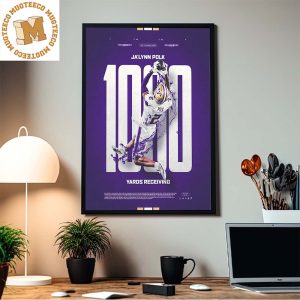 Jalynn Polk From Washington Huskies Archives 1000 Yards Receiving Home Decor Poster Canvas