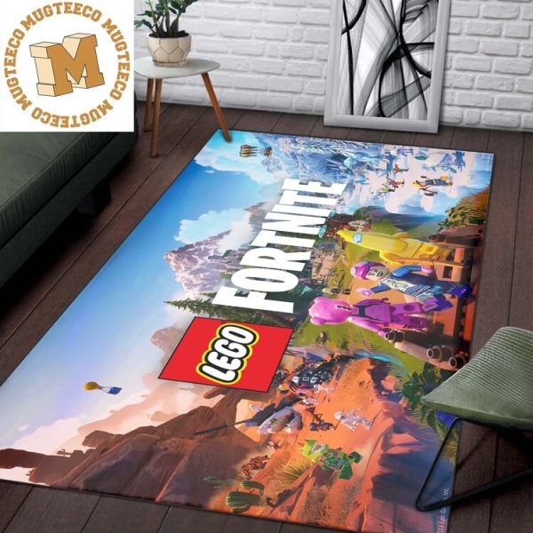 Lego Fortnite Arriving In Fortnite On December 7 2023 Poster Bedroom Area Rug Home Decor